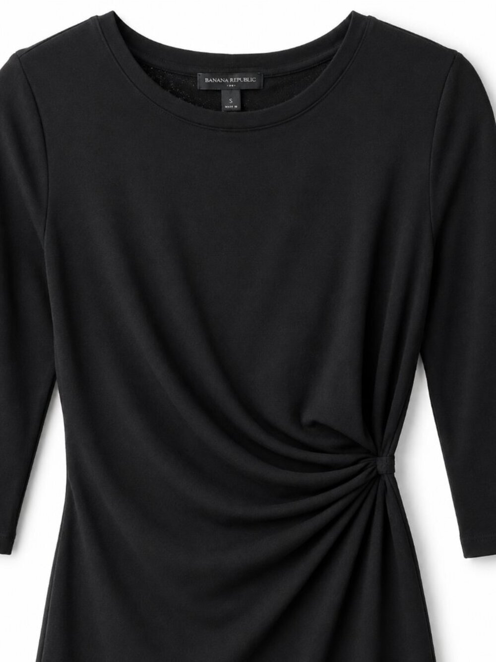 Banana Republic Black Midi Dress (Size S) - Picture 4 of 4